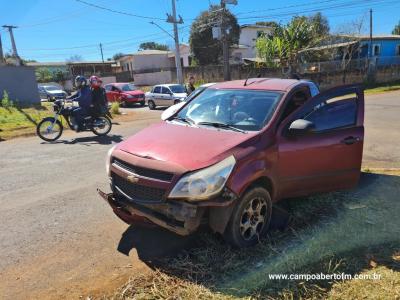 LS: Colisão entre veículos é registrado na esquina da Eugenio Martins com Jorge Barreiros